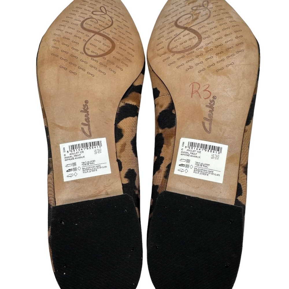Clarks Leopard Flats - Picture 4 of 4
